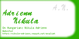 adrienn nikula business card